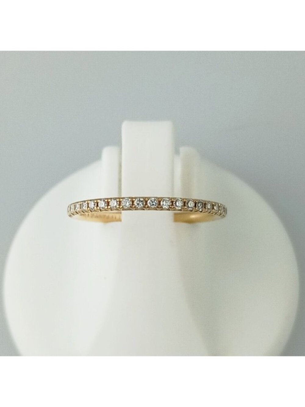 Tiffany & Co Ring Classic Full Eternity YG Diamond